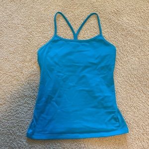 Lululemon Size 8 Power Y Teal Tank